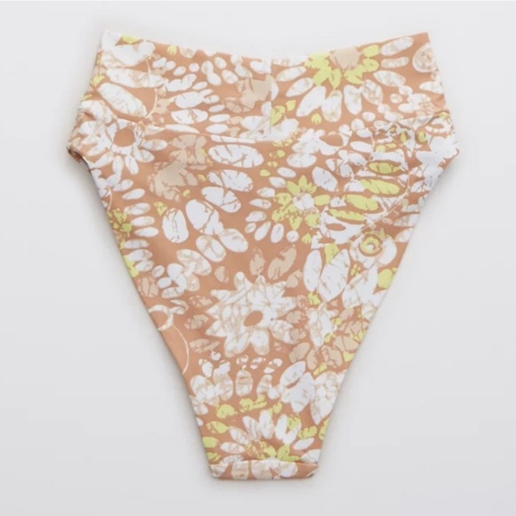 NWT Aerie Crossover High Cut Cheeky Bikini Bottoms - Picture 4 of 5